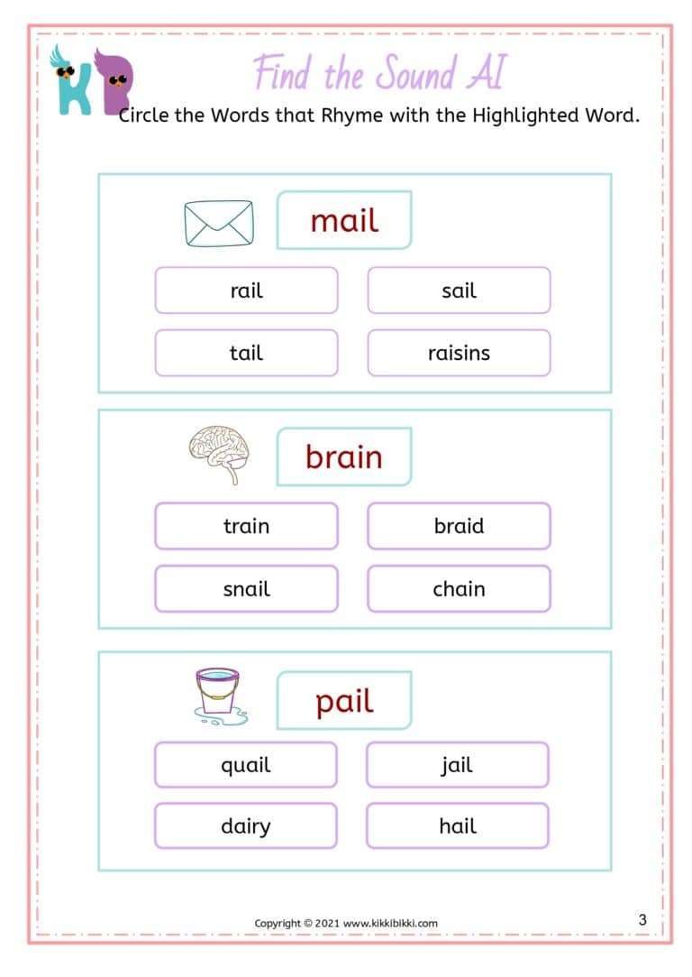 Kindergarten Phonics Activities