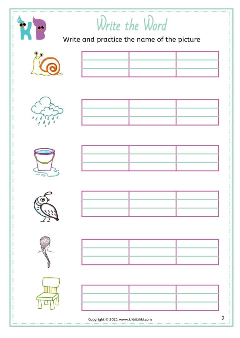 Fun and Free Phonics Activity Sheet