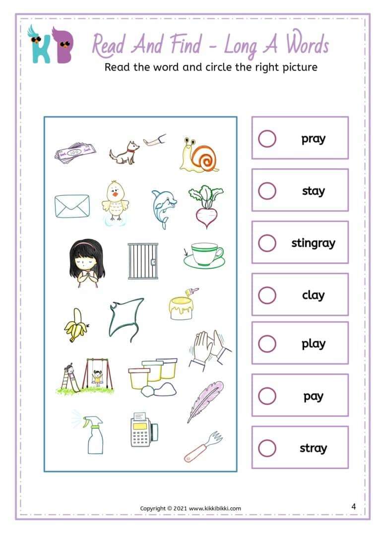 Fun Phonics Worksheet