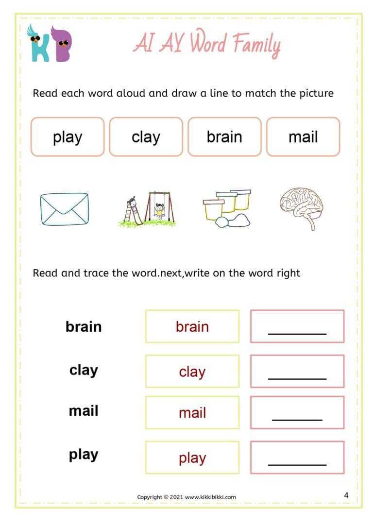 Fun Phonics Worksheet