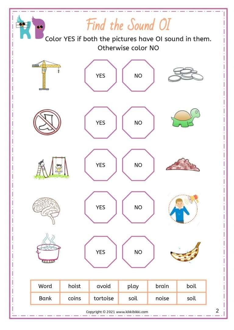 Kindergarten Phonics Printables Free