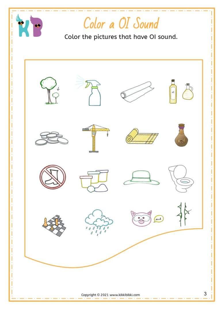 Free Phonics Worksheets for Kindergarten
