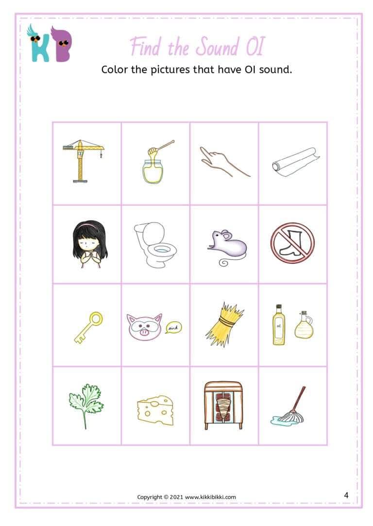 Printable Phonics Worksheets for Kindergarten