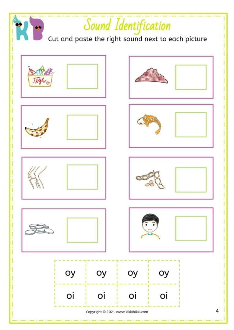 Phonics Worksheet for Kids
