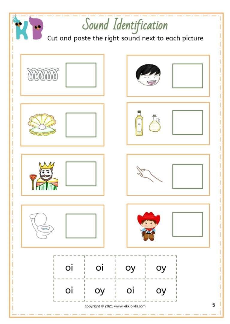 Preschool Phonics Worksheet