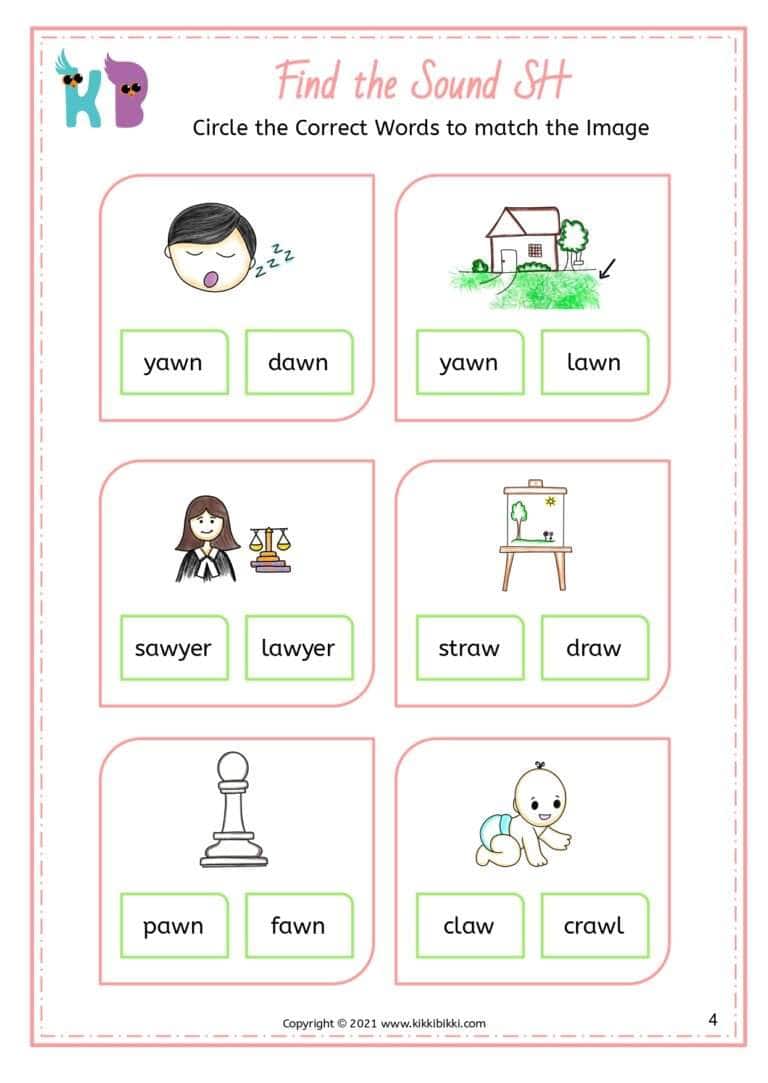 Phonics Practice for Kindergarten