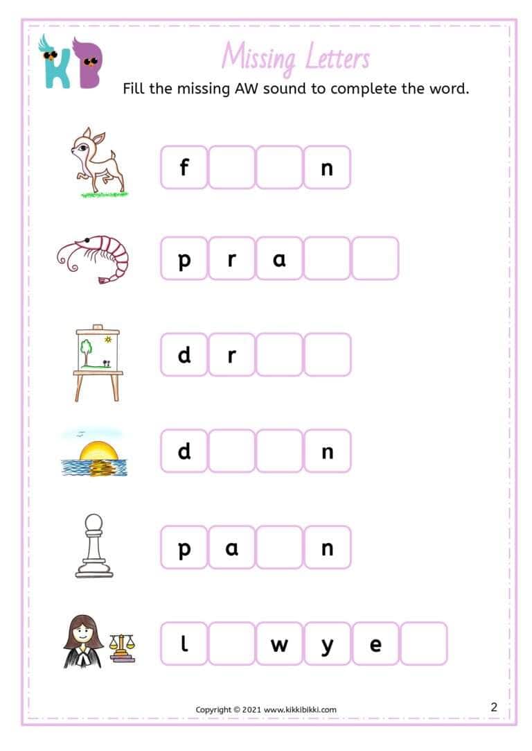 Kindergarten Reading Worksheets