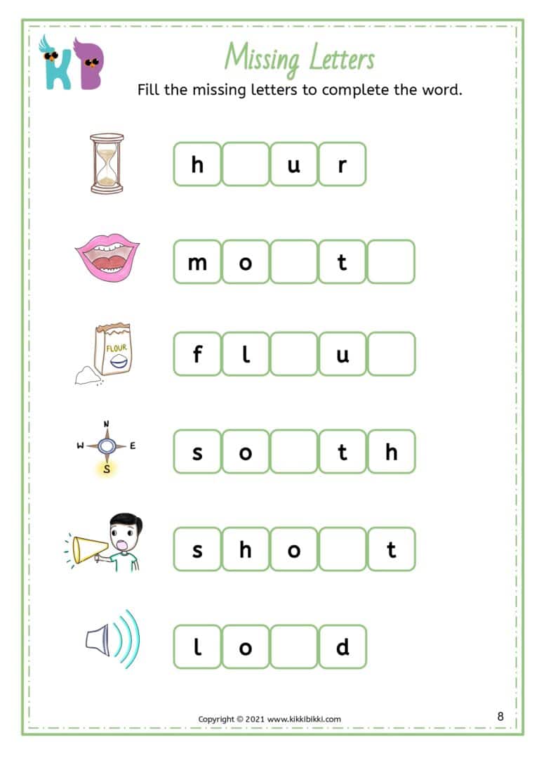 Kindergarten Phonics Worksheet Free