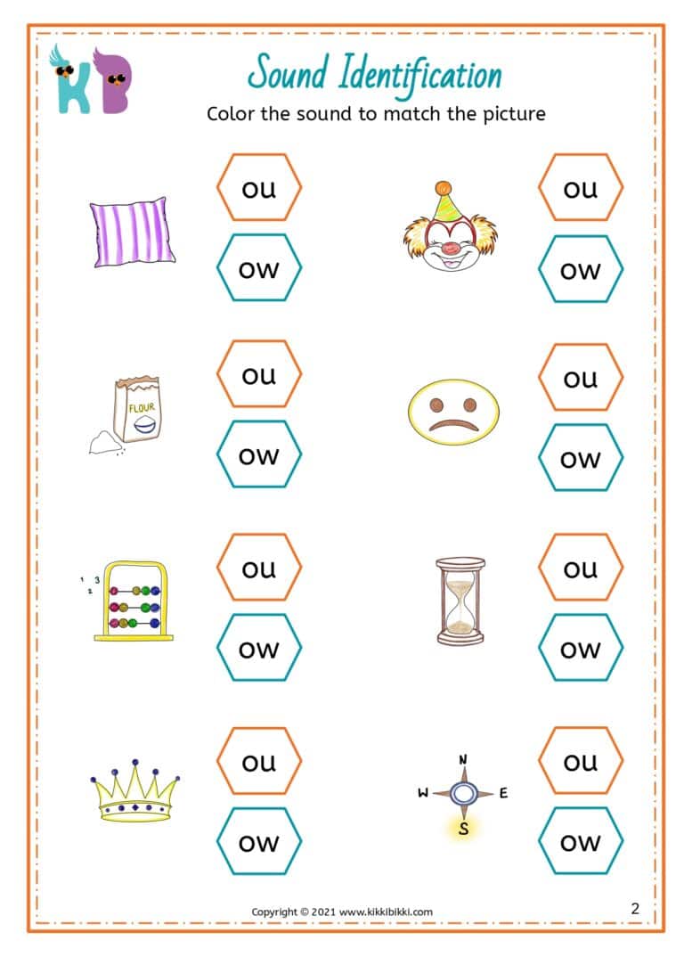 Phonics Worksheet Free