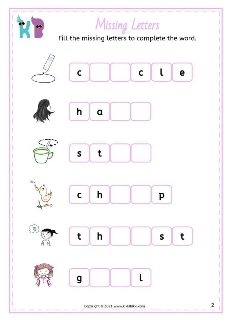 Free Phonics Activities for Kindergarten