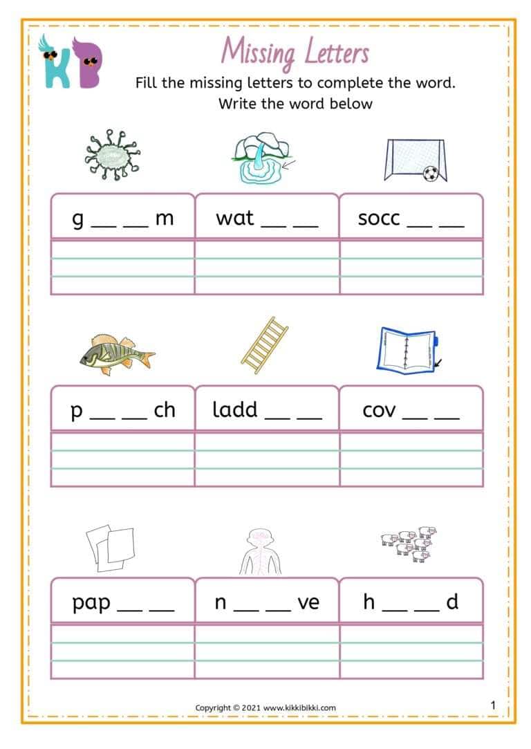 Phonics Lessons for Kindergarten
