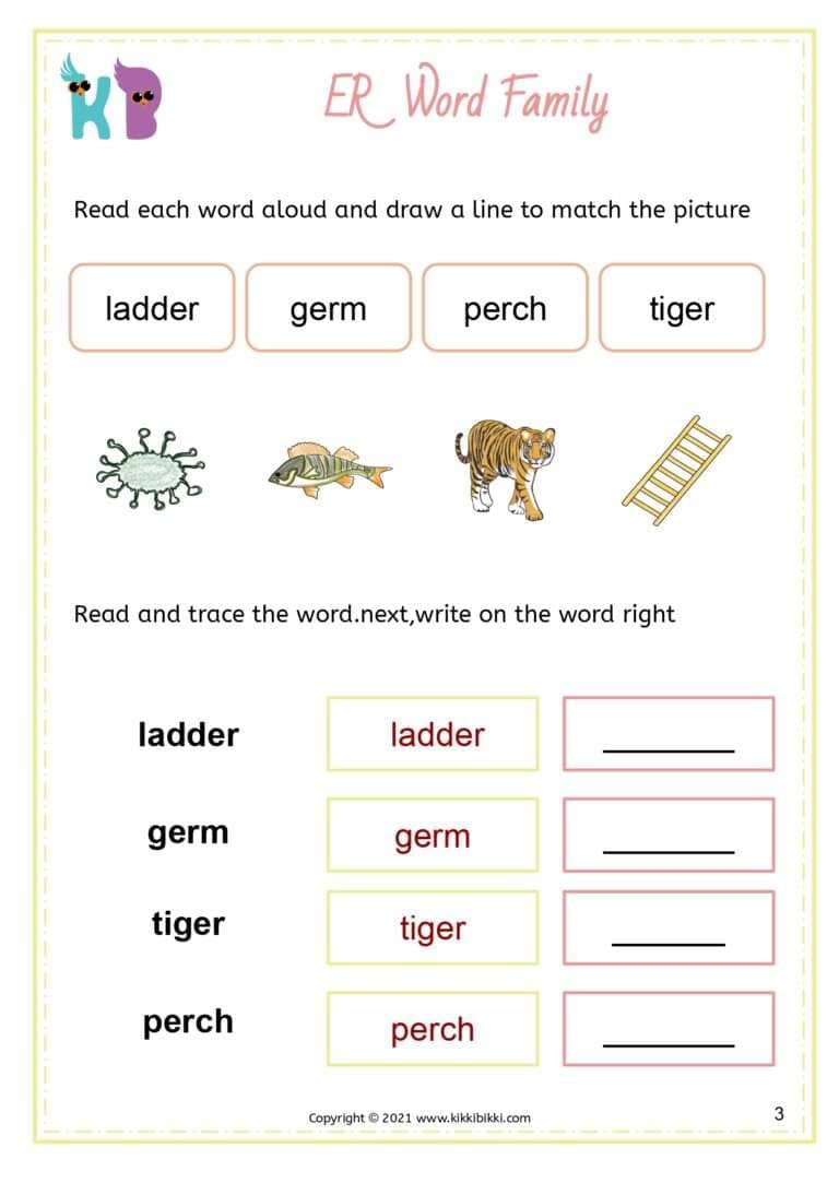Kindergarten Phonics Printables Free