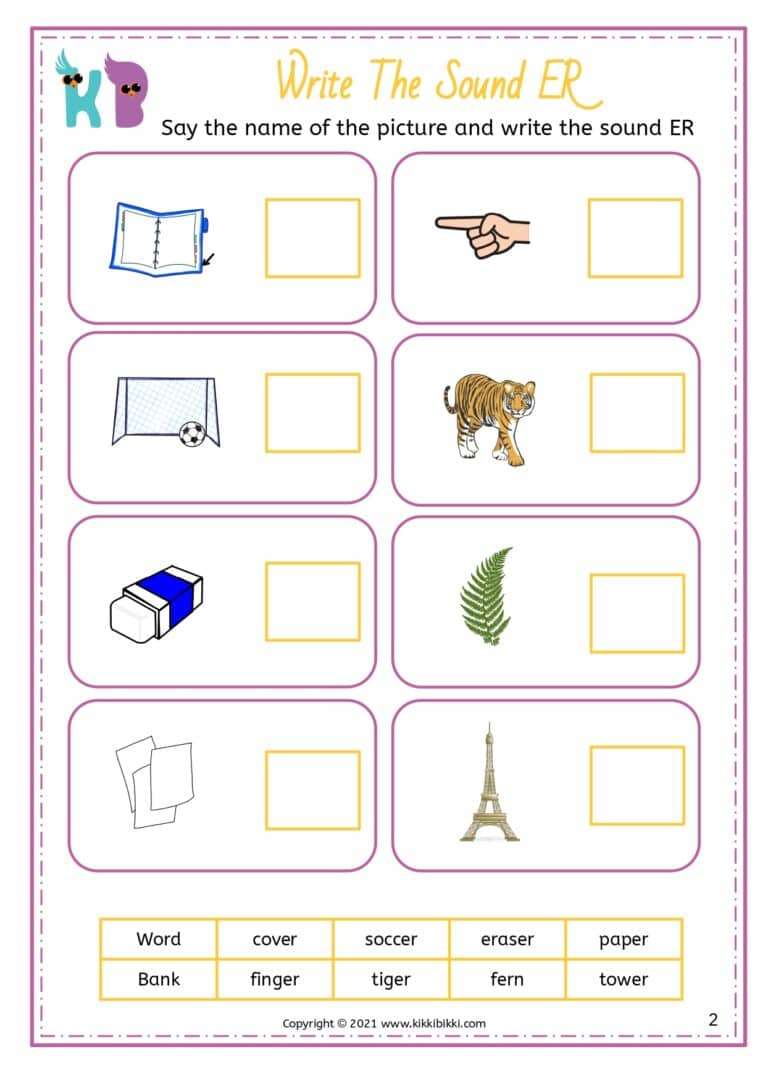Free Phonics Activities for Kindergarten