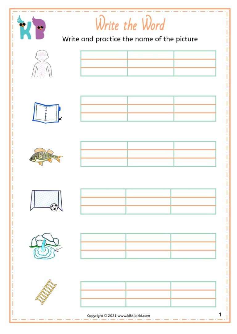 Kindergarten Reading Worksheets
