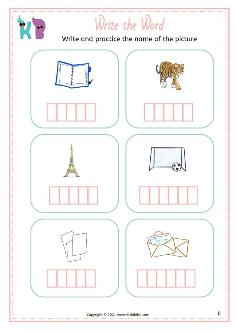 Printable Phonics Worksheets for Free