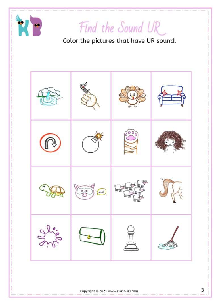 Kindergarten Phonics Printables Free