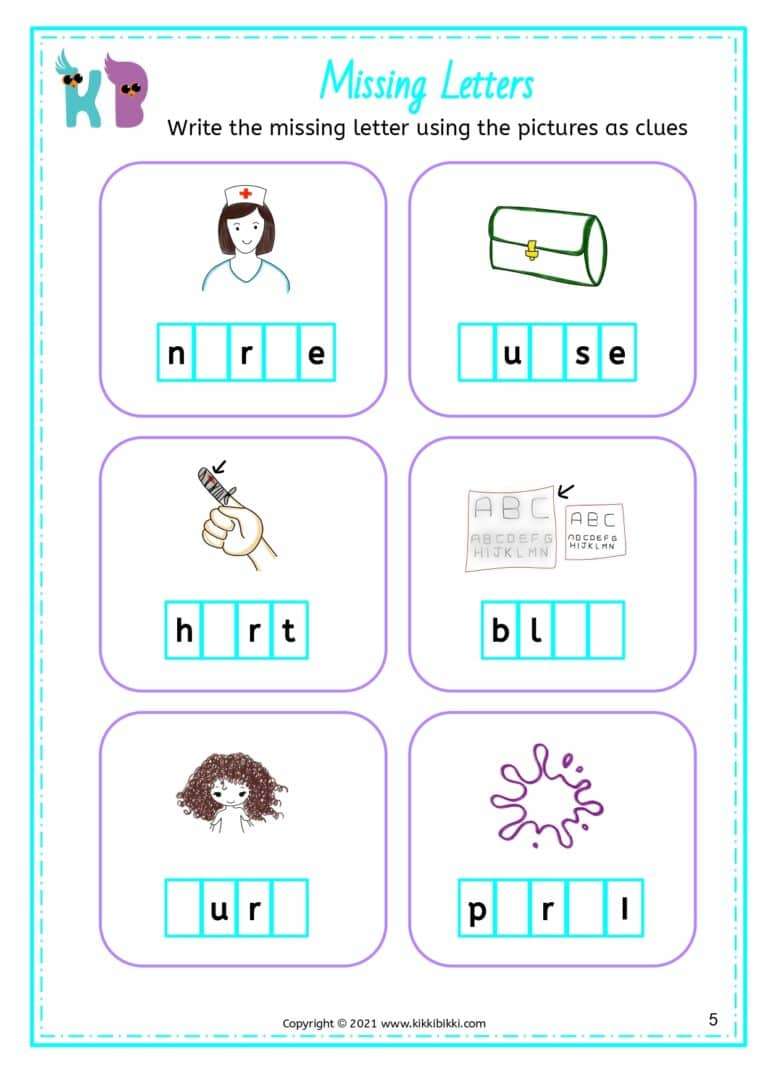 Fun and Free Phonics Worksheet