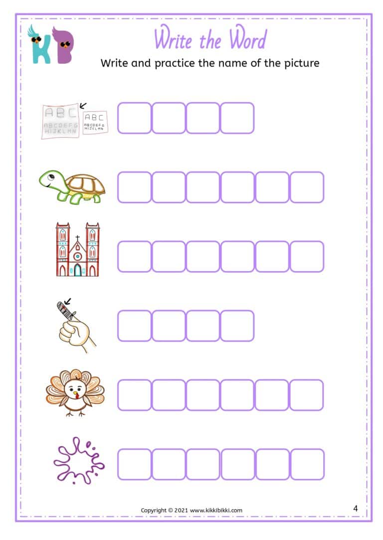 Interactive Phonics Learning Worksheet