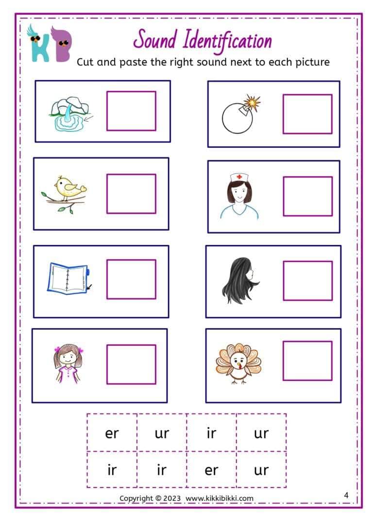 CVC Worksheets for Kindergarten