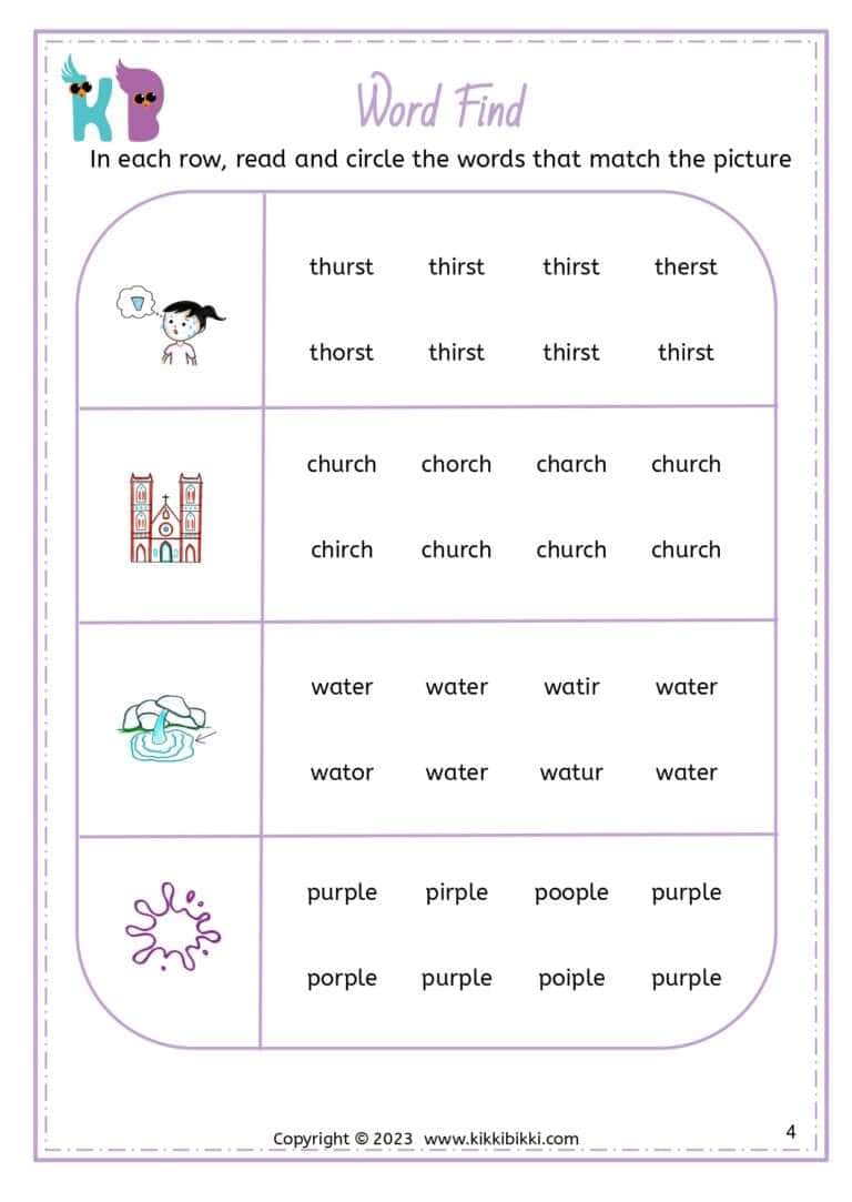 Phonics Activities for Kindergarten