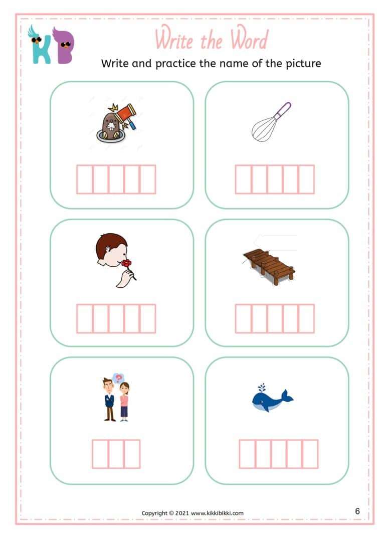 Interactive CVC Worksheets