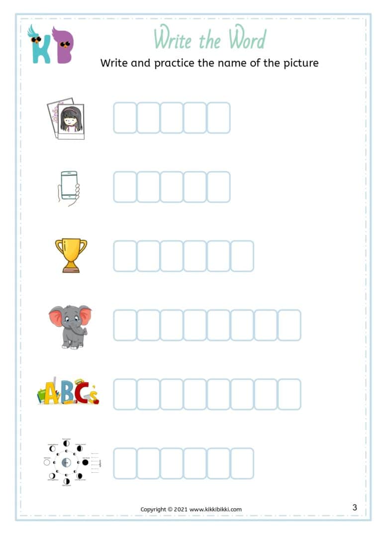 Fun and Free CVC Worksheets
