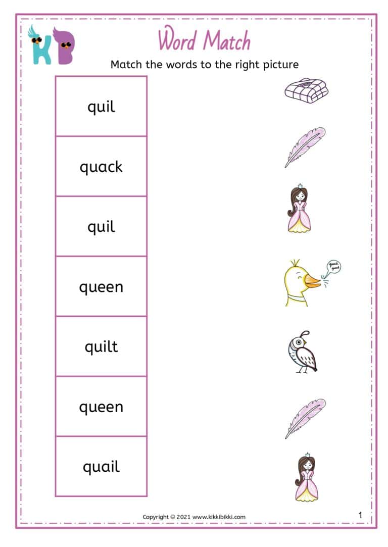 Fun Phonics Worksheet