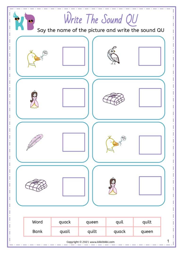 Fun Phonics Worksheet