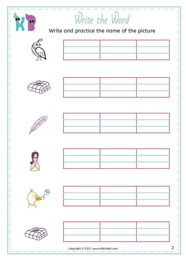 Fun and Free Phonics Worksheet