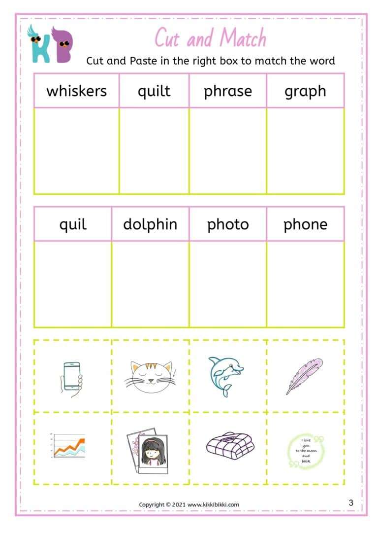 Phonics Activities for Kindergarten
