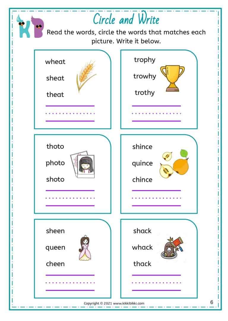 Fun and Free Phonics Worksheet