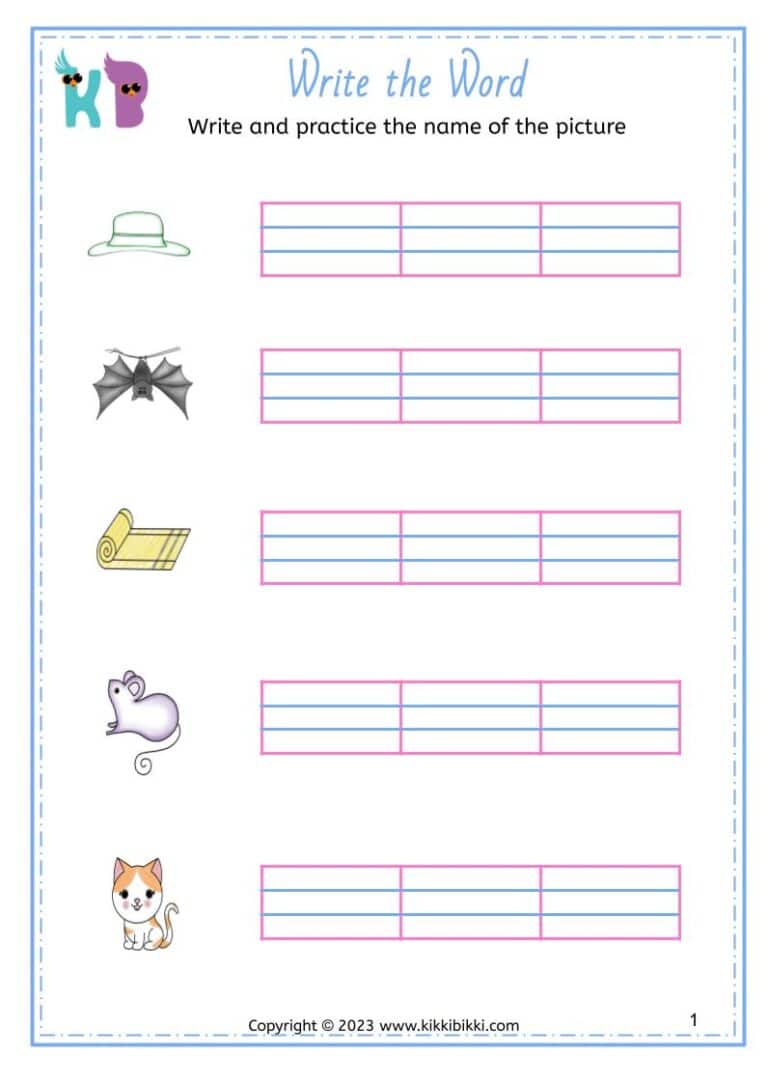 Free Phonics Activity Sheet