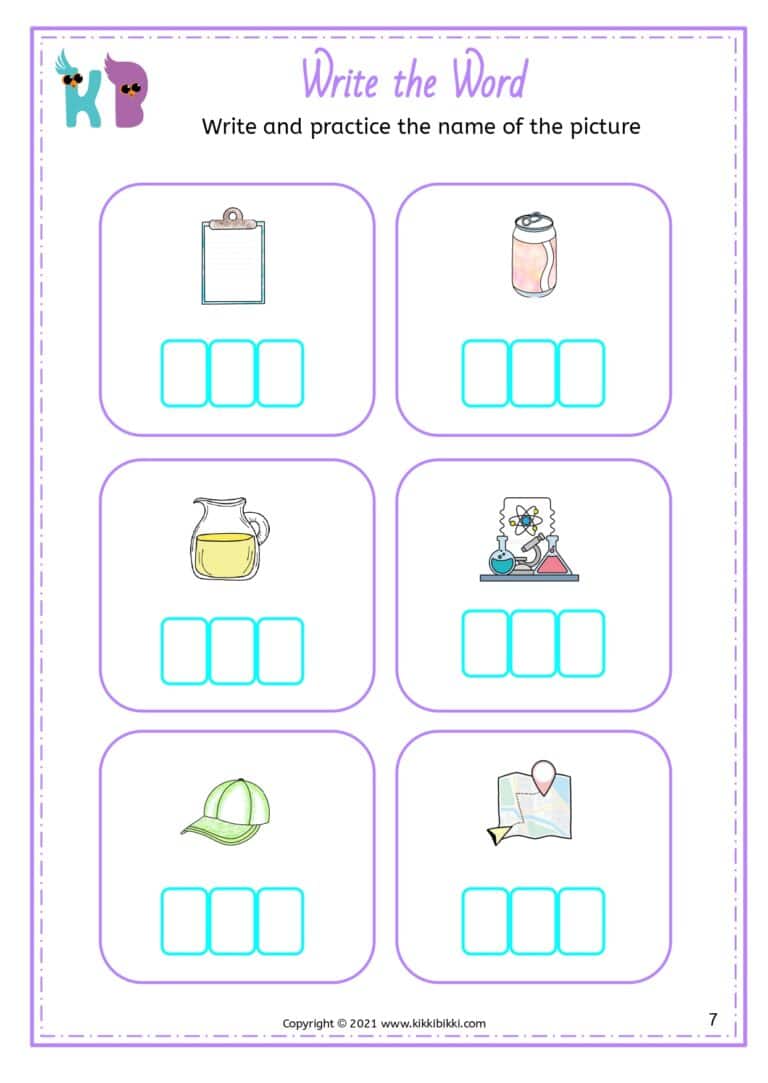Interactive Phonics Activity Sheet