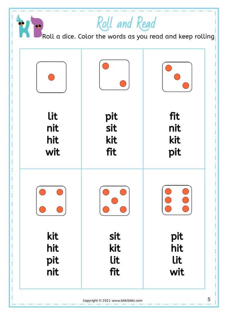 Kindergarten Phonics Printables Free