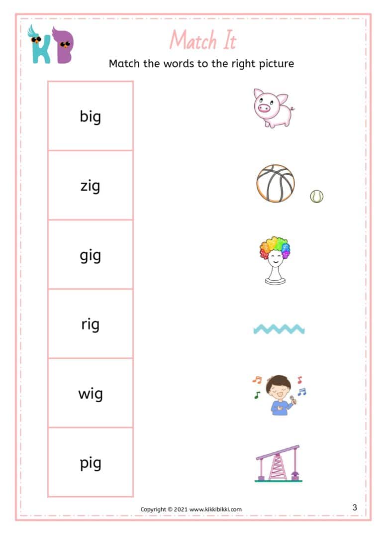 CVC Short I Spelling Challenge Worksheets