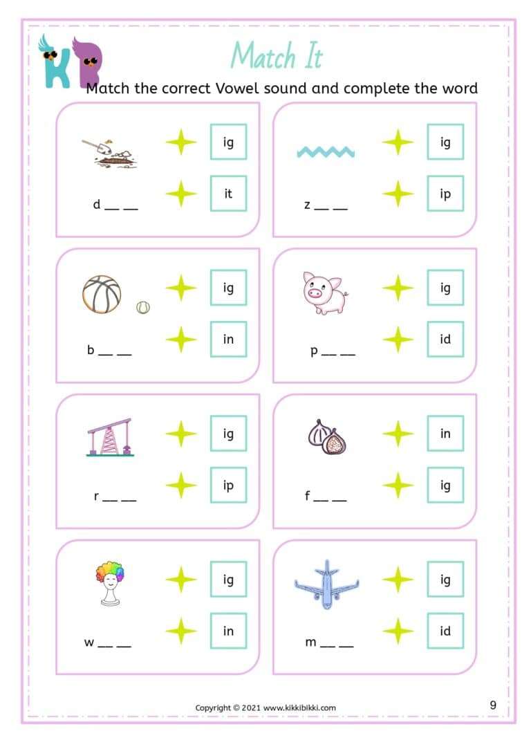 cvc worksheets free download