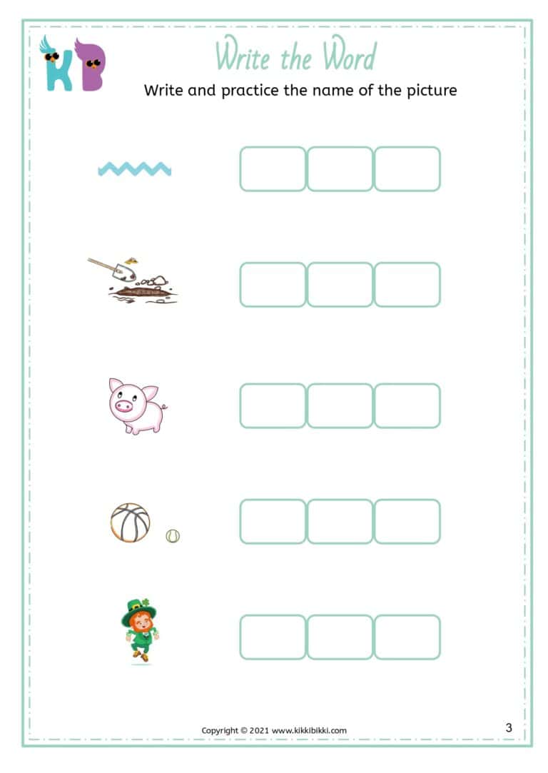 Interactive CVC Learning Worksheets