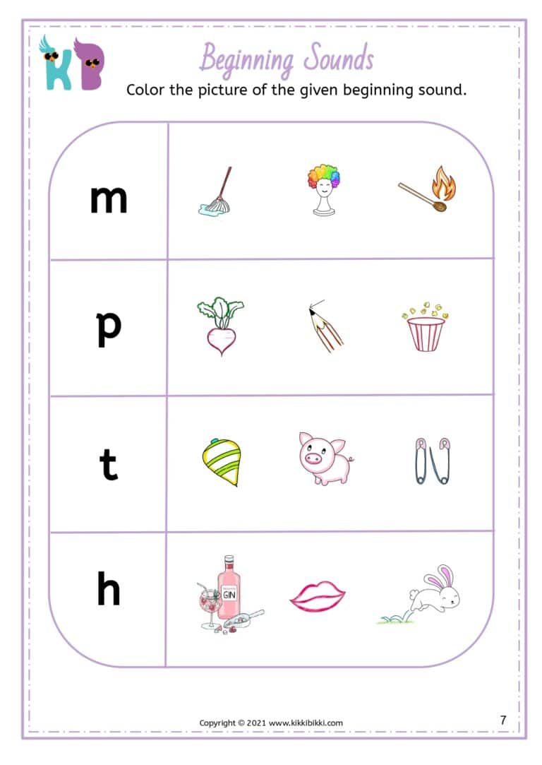 Beginning Sounds