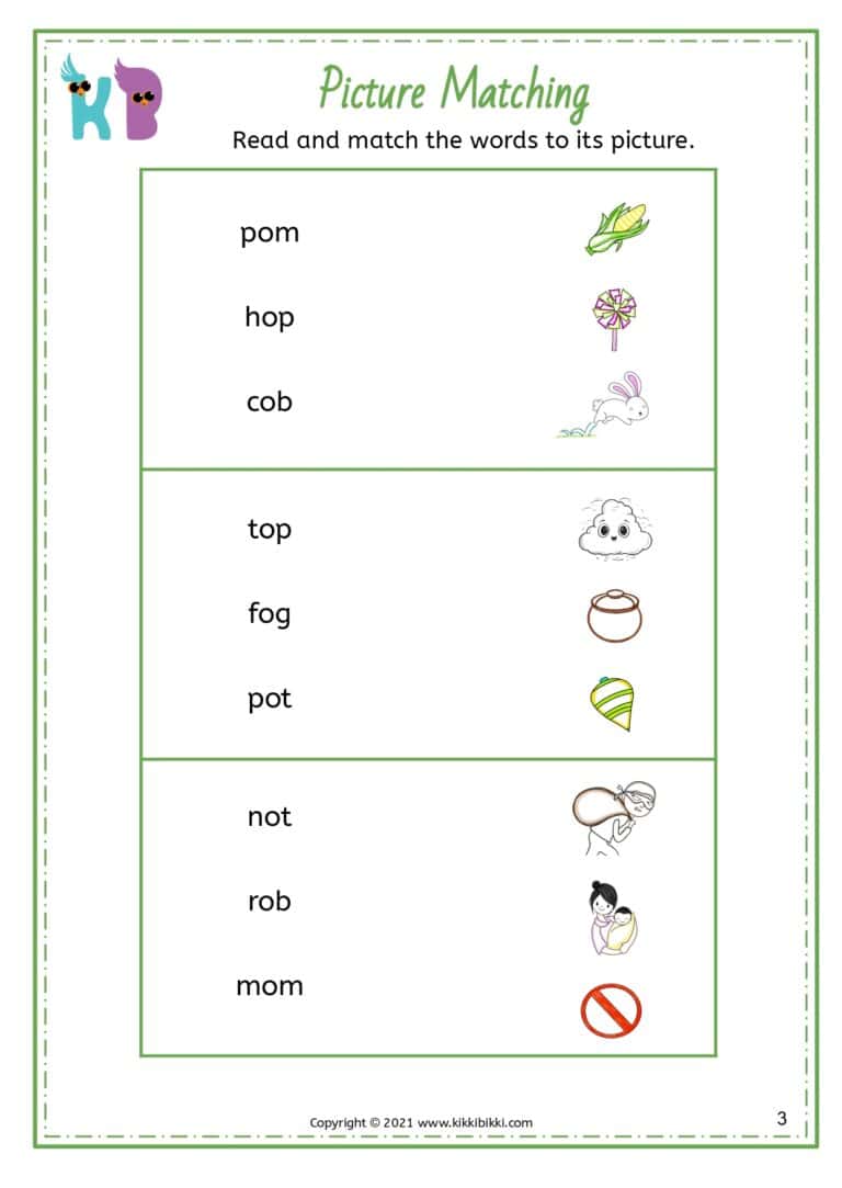 Phonics Lessons for Kindergarten