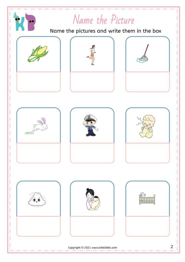 Fun and Free CVC Activity Sheets