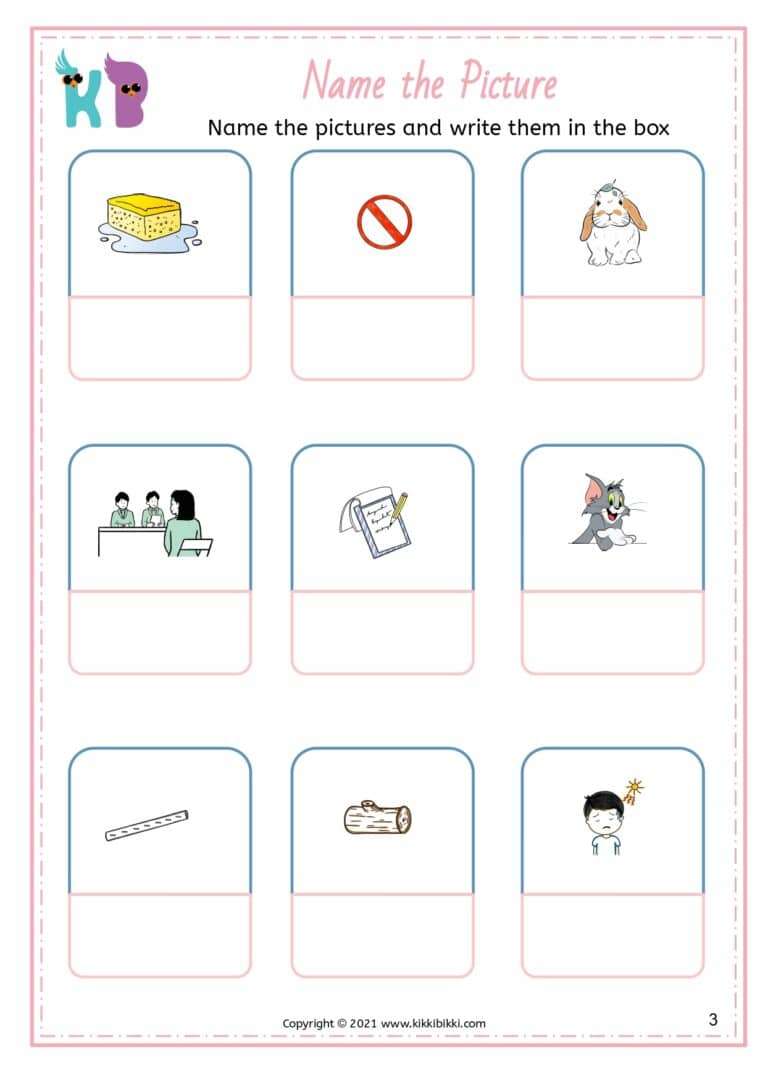CVC Activity Sheets for Kids