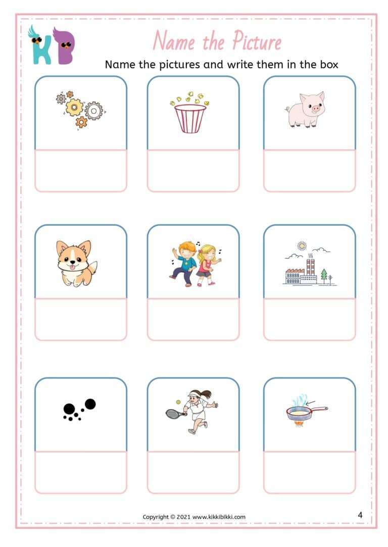 Preschool CVC Activity Sheets