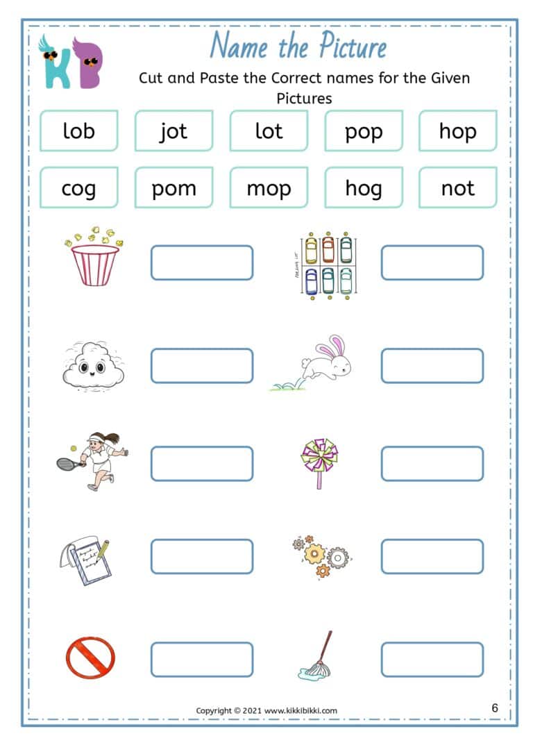 Free CVC Learning Worksheets