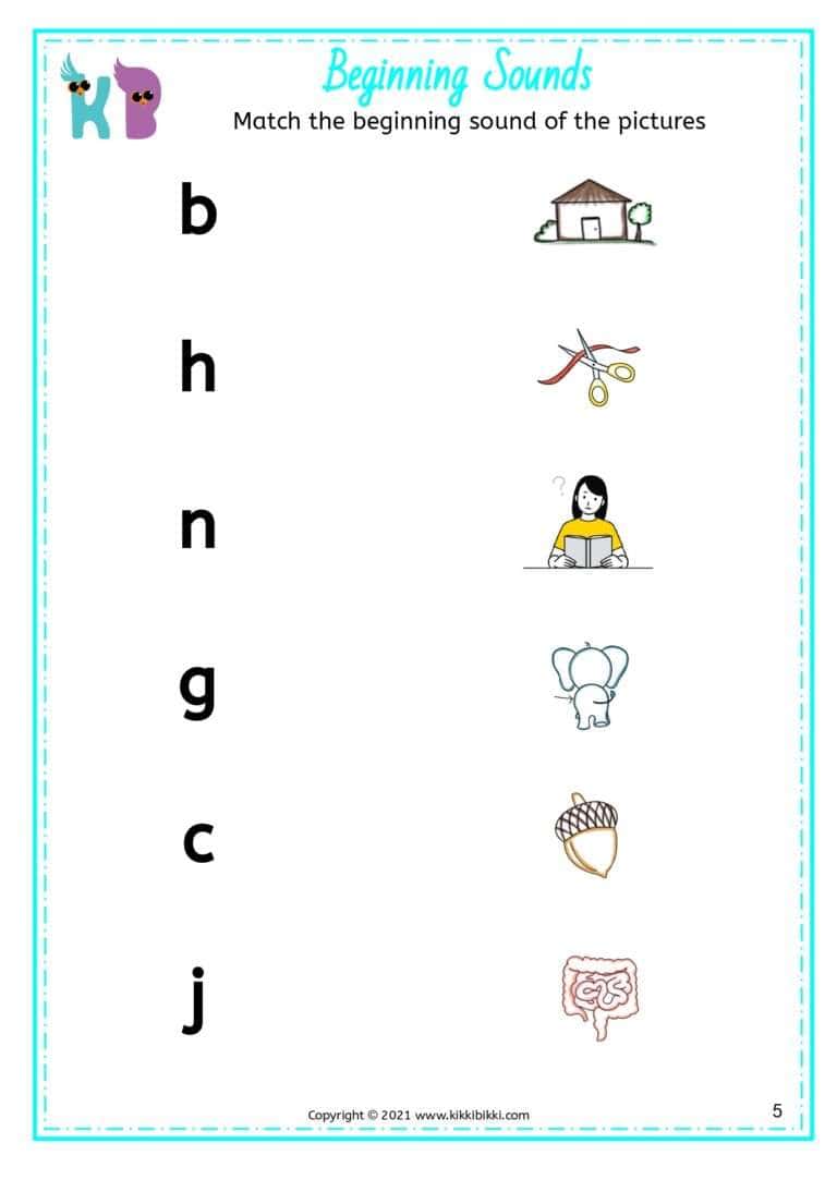 CVC UT Word Family - Beginning Sounds