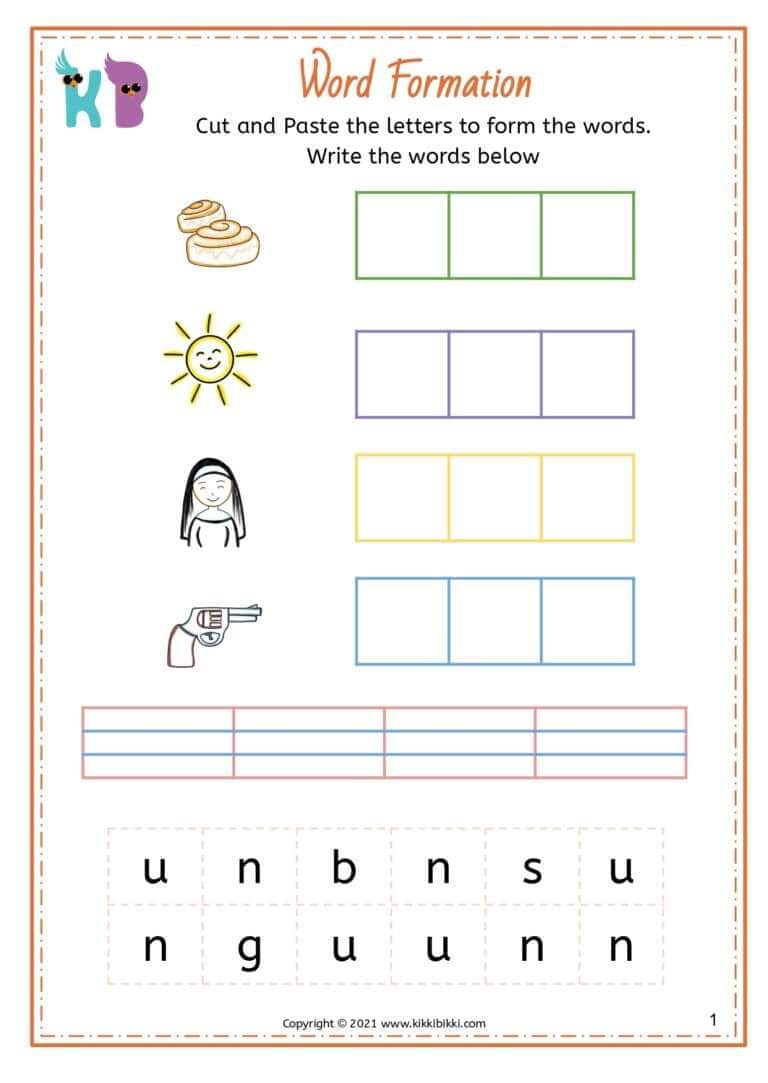 Interactive CVC Worksheets