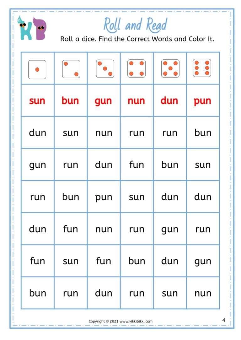 Fun and Free CVC Worksheets