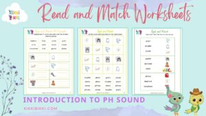 Discovering the 'PH' Sound: Read and Match Worksheets