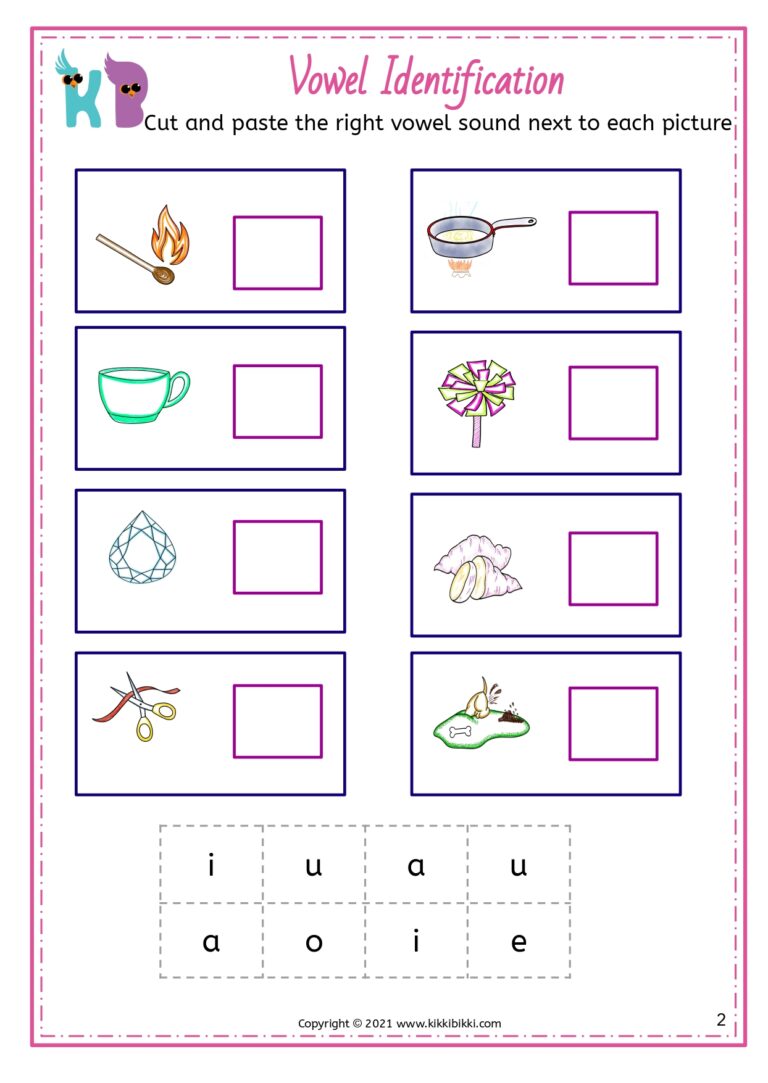 Interactive Phonics Learning Worksheet