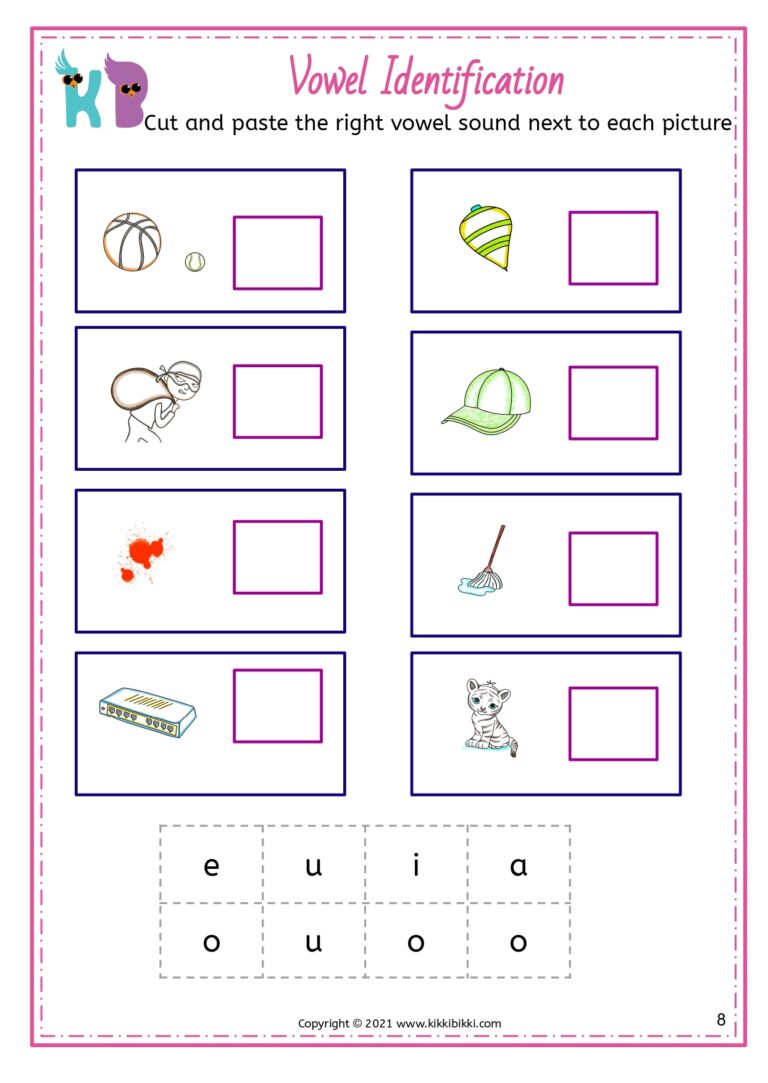 Interactive Phonics Learning Worksheet