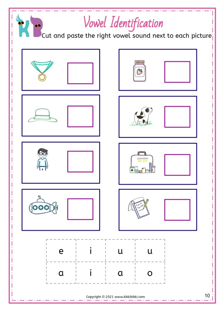 Printable CVC Worksheets